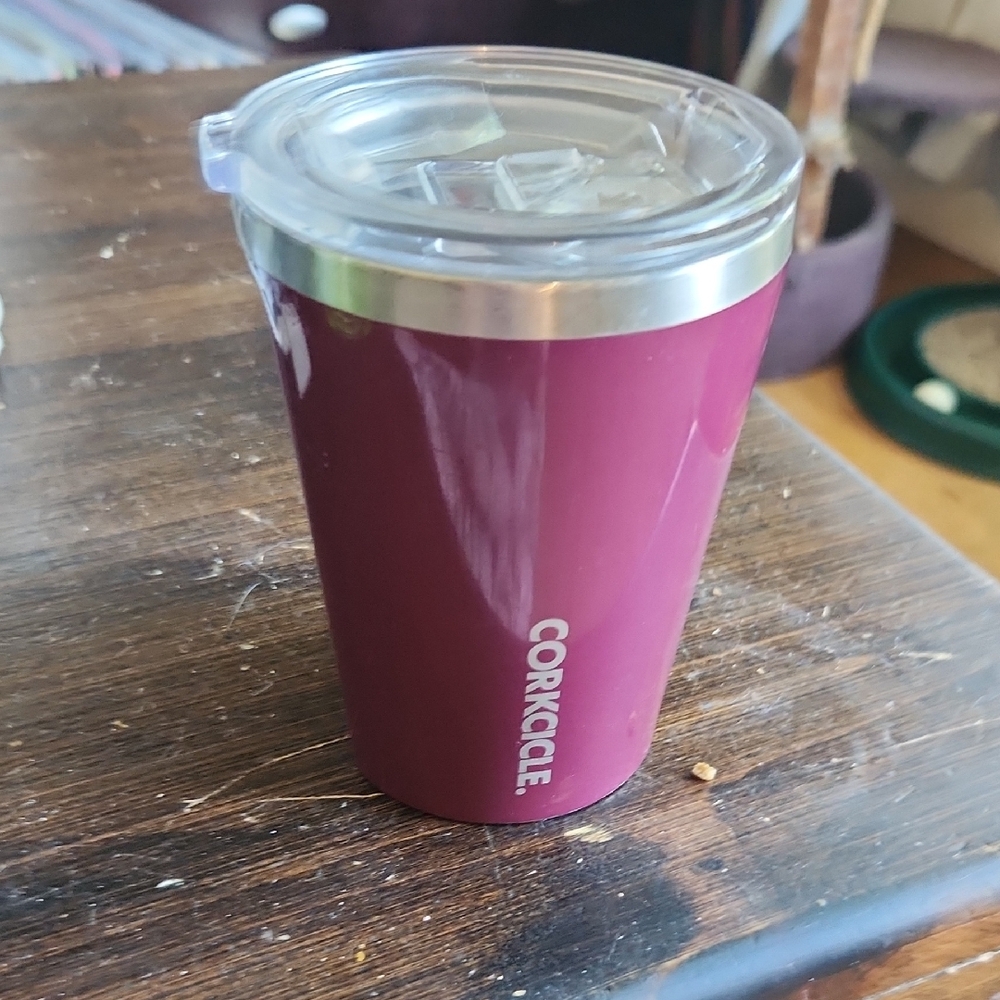 Corkcicle Wine Tumbler in Deep Plum
